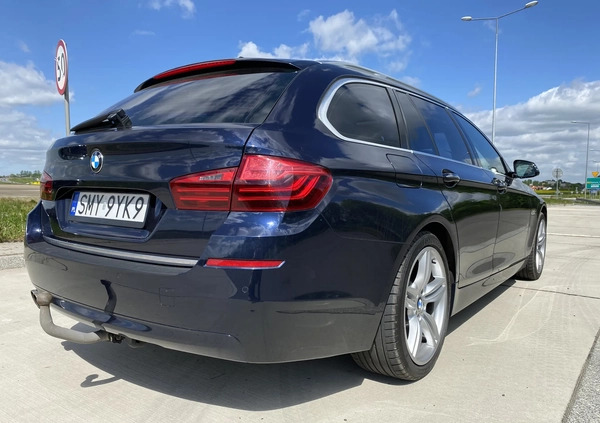 BMW Seria 5 cena 69900 przebieg: 190000, rok produkcji 2013 z Lubartów małe 781